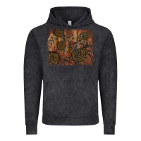 Vintage Arctic glitter leopard fall background Vintage Hoodie - RanaPortraitStore