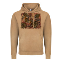 Vintage Camel glitter leopard fall background Vintage Hoodie - RanaPortraitStore