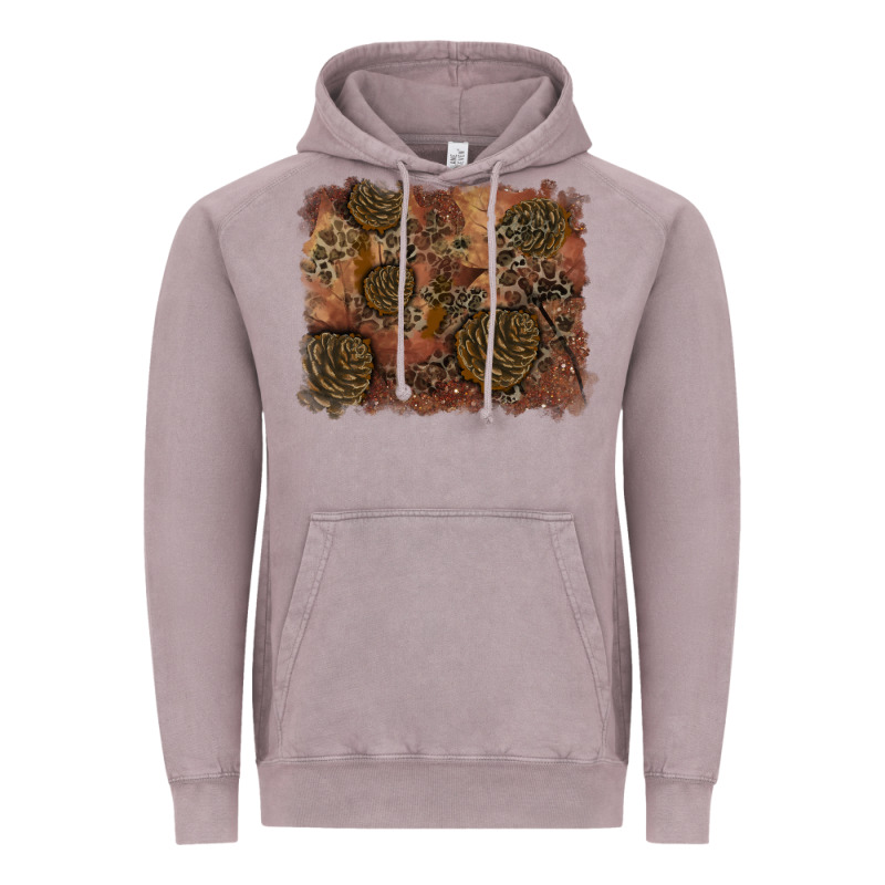 Glitter Leopard Fall Background Vintage Hoodie by RanaPortraitStore | Teevron
