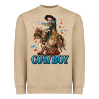 Little Cowboy Midilli Horse Kid Boy Heavyweight Sweatshirt | Teevron