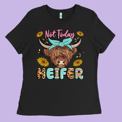 Heifer Ladies Tee Designed By Maliassmallbusiness