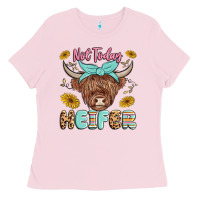 Bubblegum Pink heifer Ladies Tee - MaliasSmallBusiness