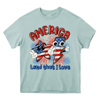 Arona america land that i love Heavy Core Tee - MaliasSmallBusiness