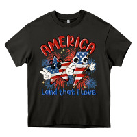 Asphalt america land that i love Heavy Core Tee - MaliasSmallBusiness
