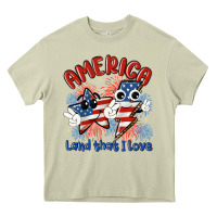 Mossy america land that i love Heavy Core Tee - MaliasSmallBusiness