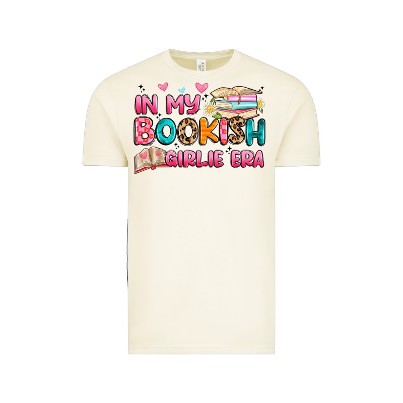 In My Bookish Girlie Era Vintage Tee by Artiststas | Teevron