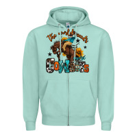 The World Needs More Cowboys Zipper Hoodie | Teevron