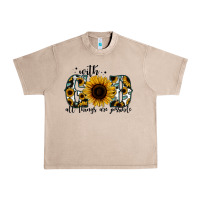 With God All Things Are Possible Sunflower Urban Heavy Tee | Teevron