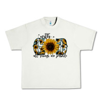 Pistachio with god all things are possible sunflower Urban Heavy Tee - Jasminsmagicworld