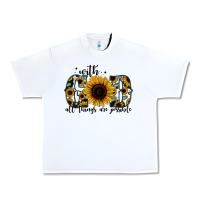 White with god all things are possible sunflower Urban Heavy Tee - Jasminsmagicworld