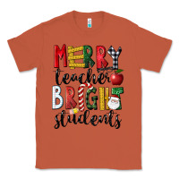 Copper Merry Teacher Bright Students Christmas Classic Tee - LillyAllenDesigns