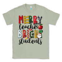Matcha Merry Teacher Bright Students Christmas Classic Tee - LillyAllenDesigns