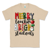 Mushroom Merry Teacher Bright Students Christmas Classic Tee - LillyAllenDesigns