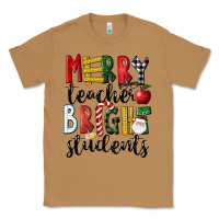 Merry Teacher Bright Students Christmas Classic Tee | Teevron