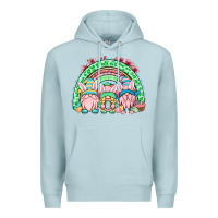 Blue Mist Easter gnomes rainbow Premium Hoodie - OliviaCreatesArt