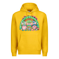 Lemon Easter gnomes rainbow Premium Hoodie - OliviaCreatesArt