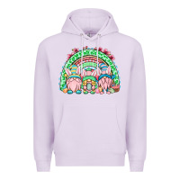 Lilac Easter gnomes rainbow Premium Hoodie - OliviaCreatesArt