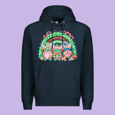 Easter Gnomes Rainbow Premium Hoodie Designed By Oliviacreatesart