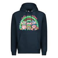 Navy Easter gnomes rainbow Premium Hoodie - OliviaCreatesArt