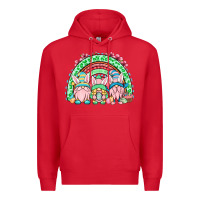 Red Easter gnomes rainbow Premium Hoodie - OliviaCreatesArt