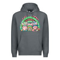 Rock Easter gnomes rainbow Premium Hoodie - OliviaCreatesArt