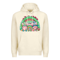 Sandshell Easter gnomes rainbow Premium Hoodie - OliviaCreatesArt
