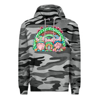 Slate Camo Easter gnomes rainbow Premium Hoodie - OliviaCreatesArt