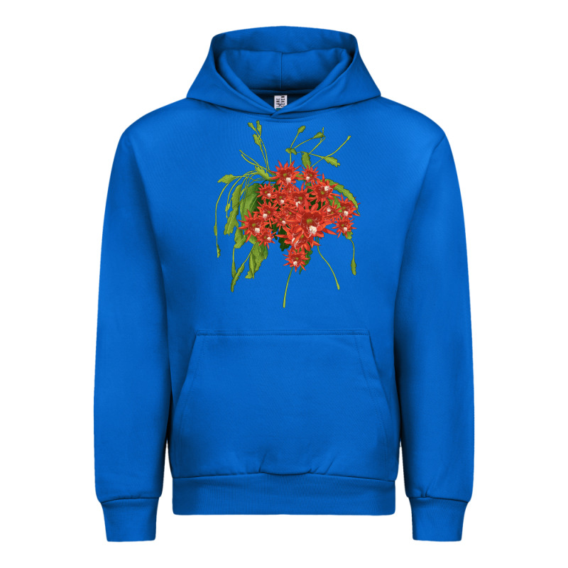Red Orchid Cactus Urban Hoodie by LillyAllenDesigns | Teevron