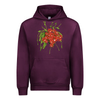 Mauve Wine Red Orchid Cactus Urban Hoodie - LillyAllenDesigns