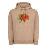 Pigment Burro Red Orchid Cactus Urban Hoodie - LillyAllenDesigns