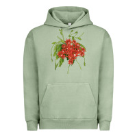 Pigment Oil Green Red Orchid Cactus Urban Hoodie - LillyAllenDesigns