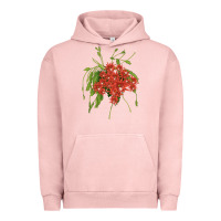 Pigment Salmon Red Orchid Cactus Urban Hoodie - LillyAllenDesigns