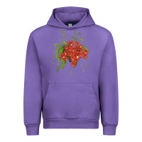 Tulip Red Orchid Cactus Urban Hoodie - LillyAllenDesigns