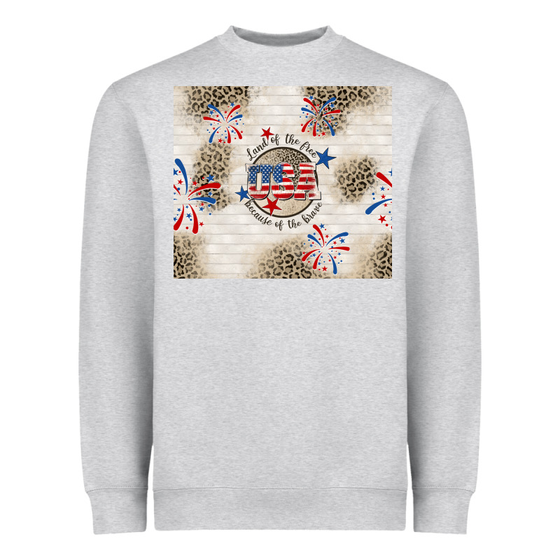 Usa Land Of The Free Because Of The Brave Heavyweight Sweatshirt by TumblerDesignByShophia | Teevron