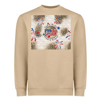 Mushroom usa land of the free because of the brave Heavyweight Sweatshirt - TumblerDesignByShophia