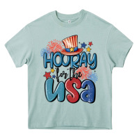 Arona hooray for the usa Heavy Core Tee - MaliasSmallBusiness