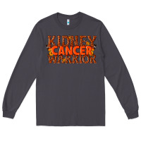 Smoke kidney cancer warrior Long Sleeve Tee - texasbilliewilder