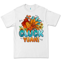 White cluck yeah Premium Tee - MaliasSmallBusiness