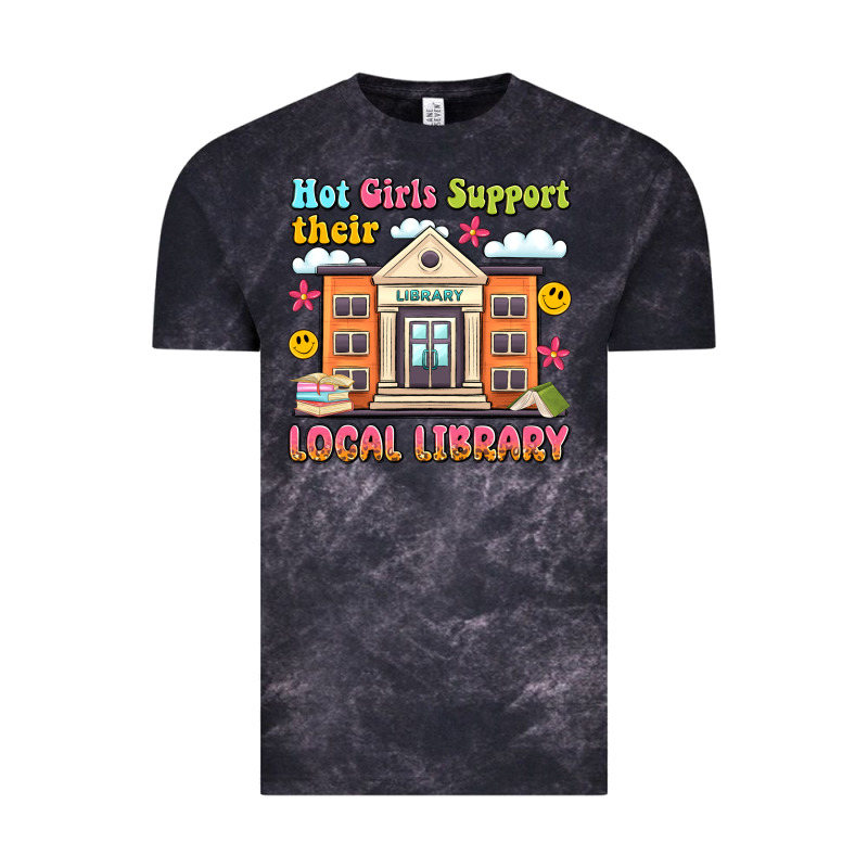 Hot Girls Support Their Local Library Vintage Tee by Artiststas | Teevron