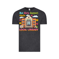 Vintage Black hot girls support their local library Vintage Tee - Artiststas