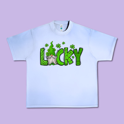 Lucky Gnome St Patricks Day Urban Heavy Tee Designed By Jasminsmagicworld