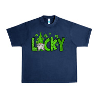 Navy lucky gnome st patricks day Urban Heavy Tee - Jasminsmagicworld