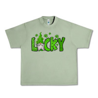 Oil Green lucky gnome st patricks day Urban Heavy Tee - Jasminsmagicworld