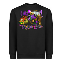 Black I dig Mardi Gras Heavyweight Sweatshirt - HowdyJamesFarm