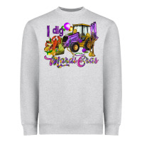 I Dig Mardi Gras Heavyweight Sweatshirt | Teevron