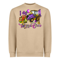 Mushroom I dig Mardi Gras Heavyweight Sweatshirt - HowdyJamesFarm