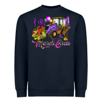 Navy I dig Mardi Gras Heavyweight Sweatshirt - HowdyJamesFarm