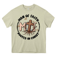 Mossy man of faith Heavy Core Tee - MaliasSmallBusiness