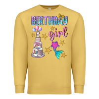 Antique Gold birthday girl Premium Sweatshirt - BundleAndBundleShop