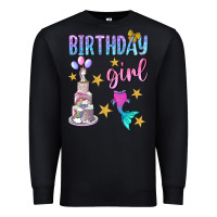 Black birthday girl Premium Sweatshirt - BundleAndBundleShop